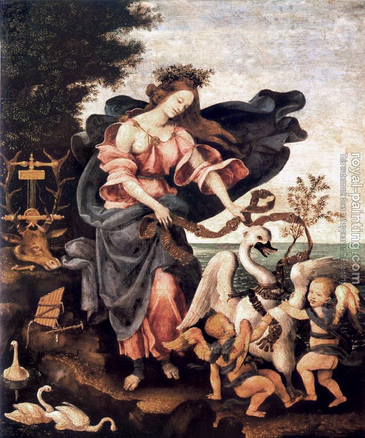 Filippino Lippi : Allegory of Music or Erato